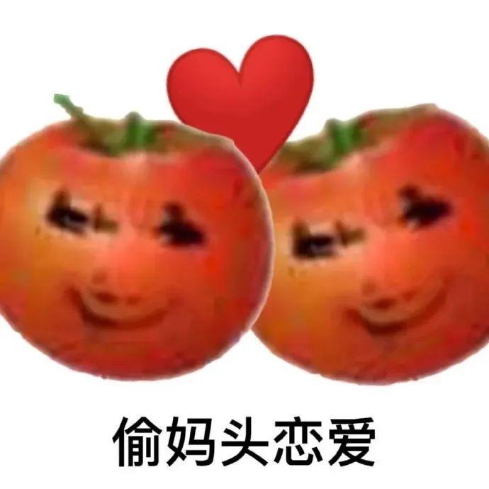 tomato偷妈头西红柿potato破忒头土豆马铃薯表情包
