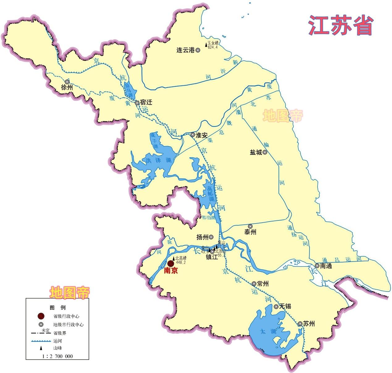 清朝顺治十八年(1661年),分江南省为江苏省和安徽省,迄今为止,江苏省