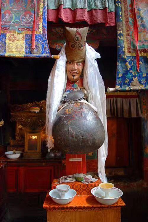你所不知道的藏族—拉萨四大赞康西方丹杰林寺 红面赞