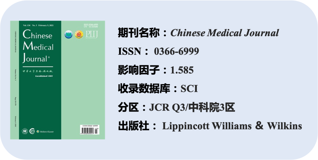 cmj是中华医学会(cma)旗下的官方杂志,也是中国最古老的医学期刊.
