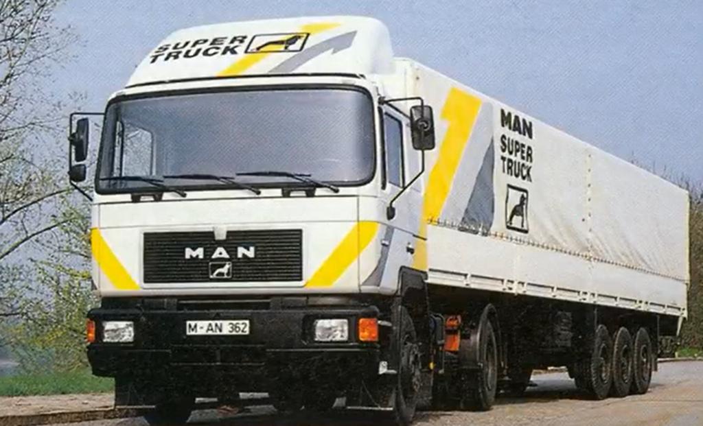 man f90 上世纪80年代引领德国潮流的卡车