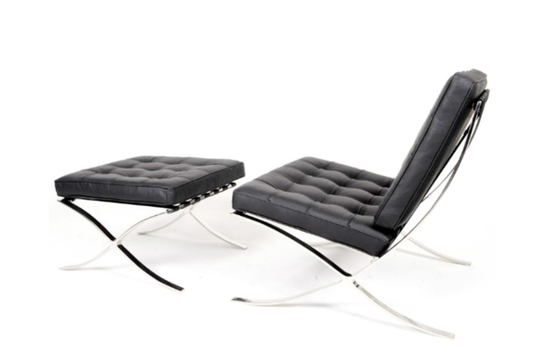 以及内部的家具,室内,特别是著名的"巴塞罗那椅子"成为现代设计的经典