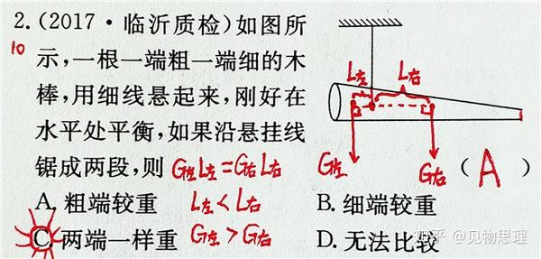 上面这道物理题,是初中生物的杠杆经典物理题,但是对于初学者来说简v物理一道答题初中图片