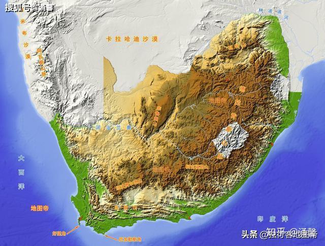 南非是非洲最南端的国家.