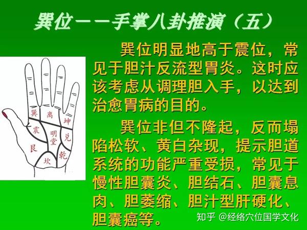 《七天学会手诊》八卦掌,疾病在手掌的对应分区