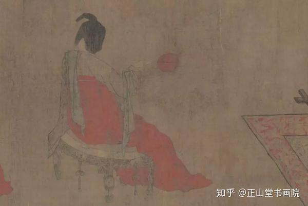 《挥扇仕女图》(局部)