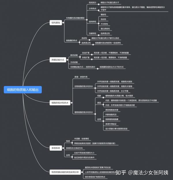 干货| 沪教版高中生物思维导图