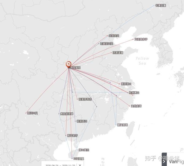 首都航空西安进出港航线