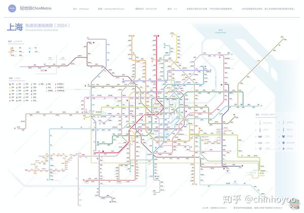 上海轨道交通线路图(2035  / 2024 / 2019)