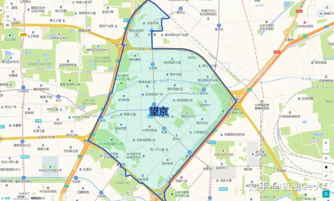 中关村西二旗国贸望京4大商务区人口画像指南