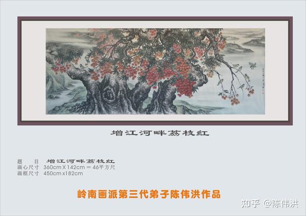 画家陈伟洪岭南画派第三代著名画家