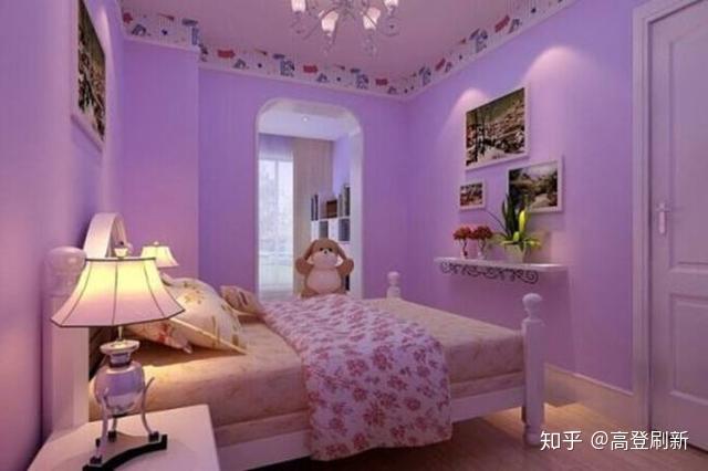 儿童房最好不要用紫色.