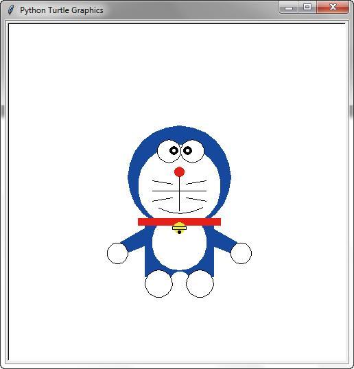 用python画简单的动物,用python画熊猫 如何用python画一只机器猫
