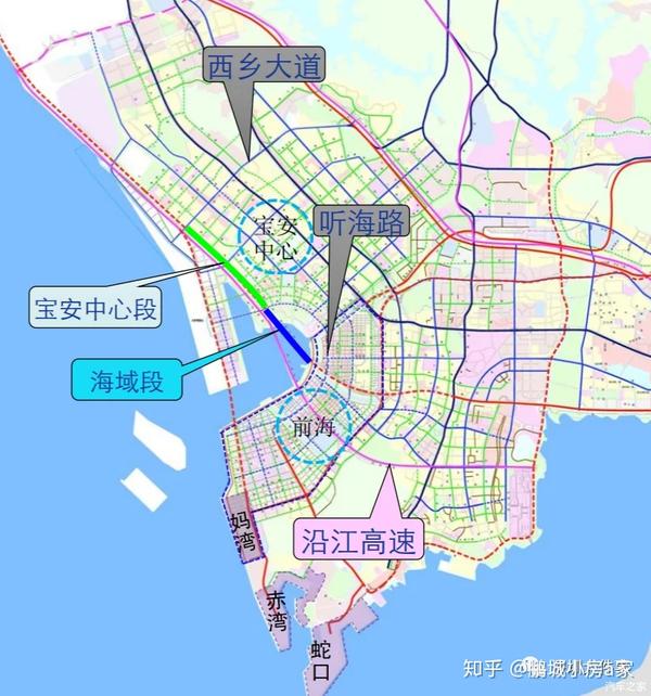 海滨大道一期a段(听海路-西乡大道)你对ta了解多少?一