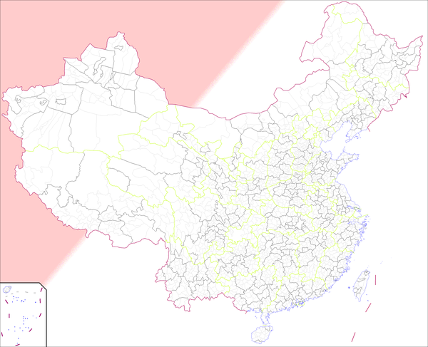 中国县级行政区划图