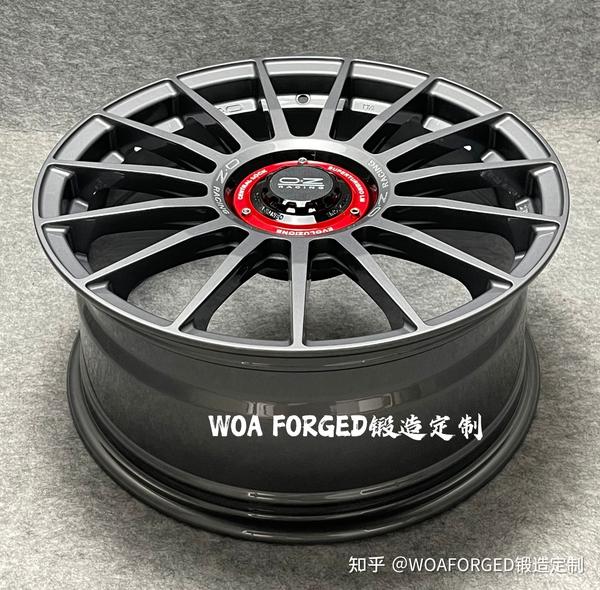 woaforged锻造轮毂定制 oz lm evo款式 mini 高尔夫 改装轮毂