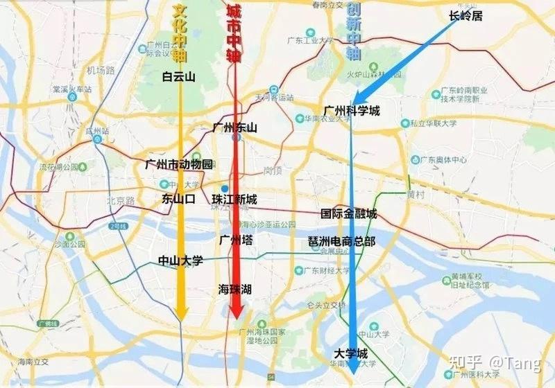广州购房中轴线偏移