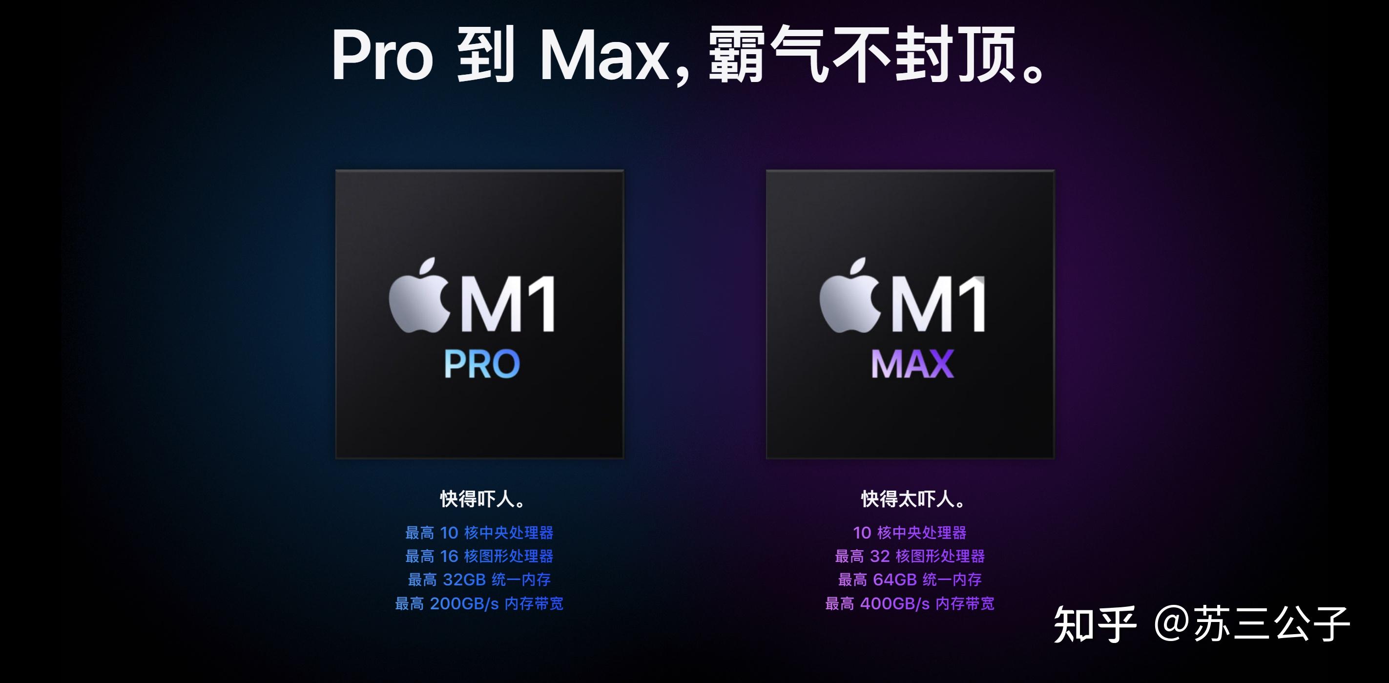 如何评价apple新发布的m1max芯片