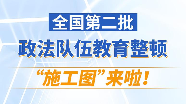 全国第二批政法队伍教育整顿施工图来啦