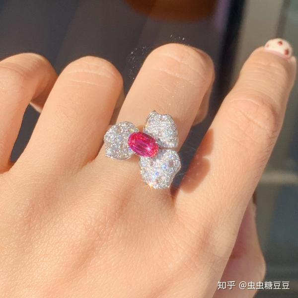 顶级帕帕拉恰戒指胸针两用款