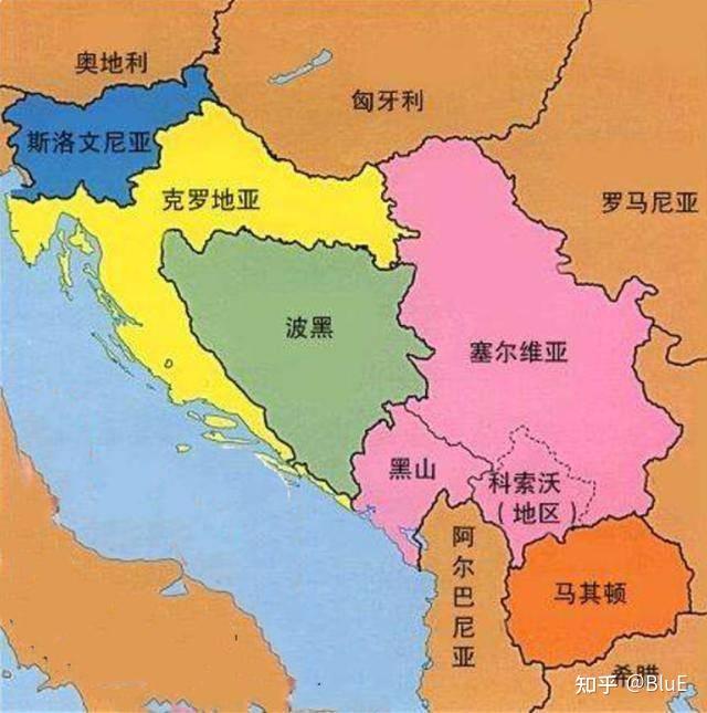 简单的说,想要解体南联盟,从地图上看,一大片的国土面积在巴尔半干岛