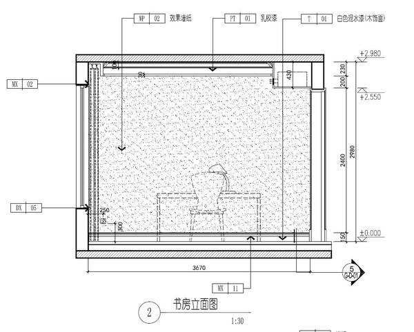 新手篇||如何画书房立面图(大纲)