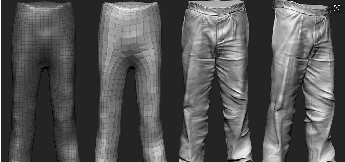 4 人 赞同了该文章 如何使用 zbrush为模型制作衣服上的褶皱.