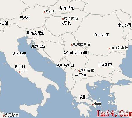 东欧地图高清中文版