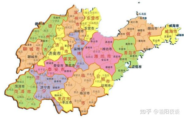 山东省地图