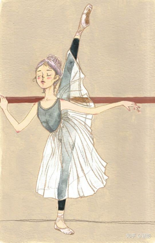 虽然学的是中国古典舞,但是超喜欢芭蕾的呢