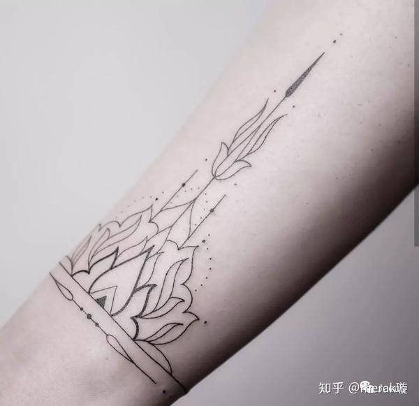 纹身| 告别繁琐,干净简洁的线条小图.