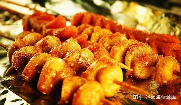烤面筋,烤面筋串做法培训大全