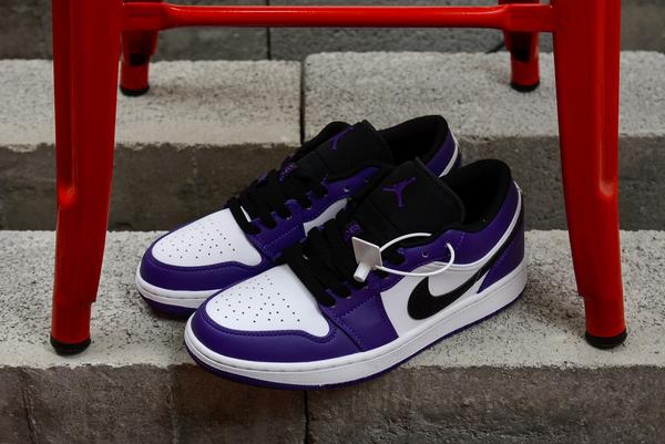 篮球鞋展示专栏 air jordan 1 "low court purple" aj1 低帮紫脚趾