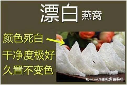 燕窝怎么判断有被漂白过