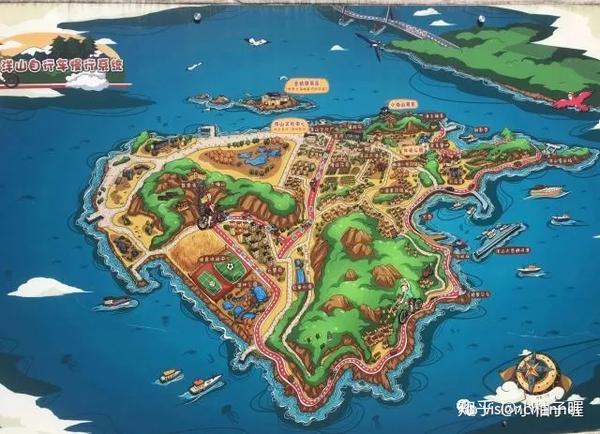 休渔期安静的小渔村大洋山岛