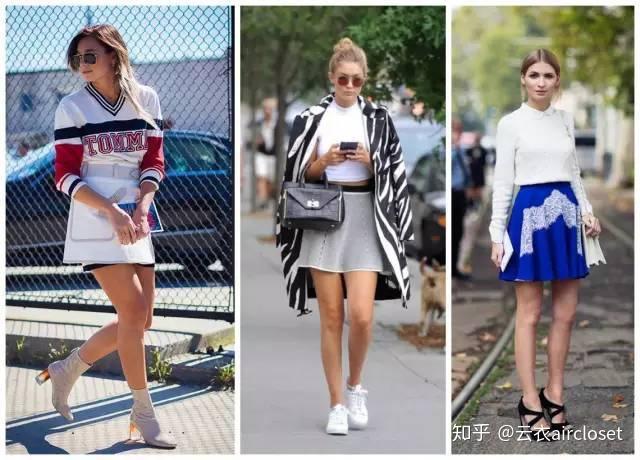 X腿型的女生穿A字裙不很难看?物工程联网女生专业图片