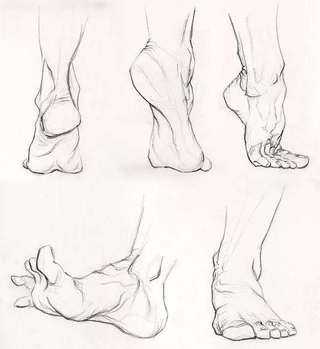 动漫脚怎么画?超多张脚部绘画参考!