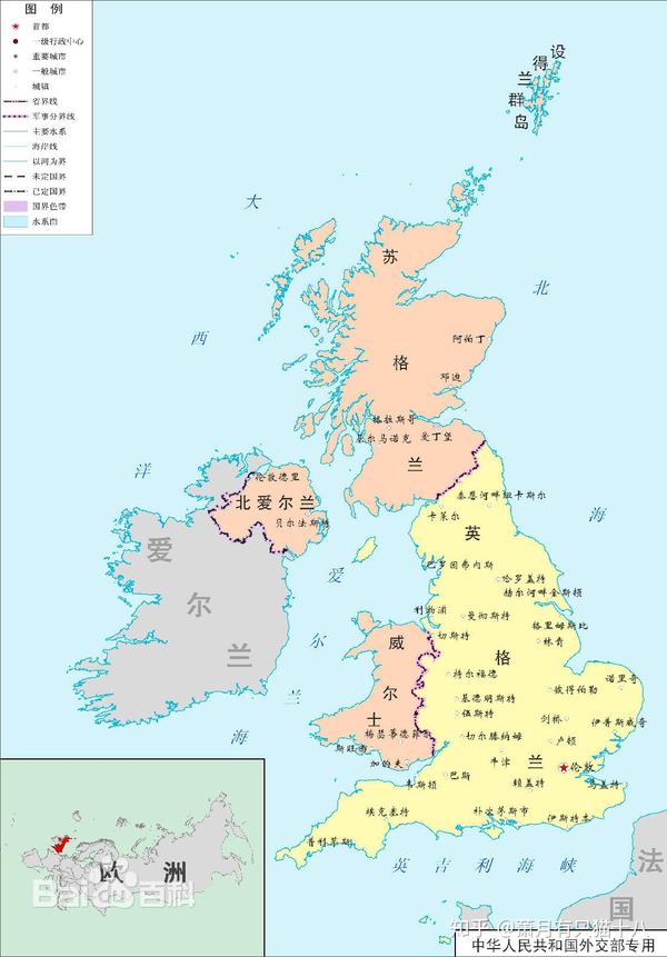 英国被划分为英格兰,苏格兰,威尔士和北爱尔兰四个地区