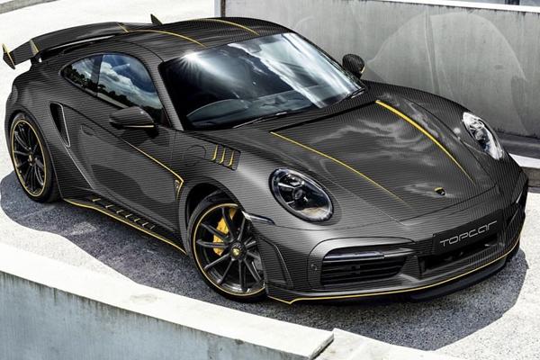 保时捷992turbo s,保时捷992改装 限量生产13套 topcar推出保时捷992 turbo s套件