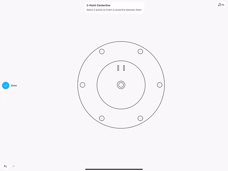 macipad更新v482d绘图新增中心线