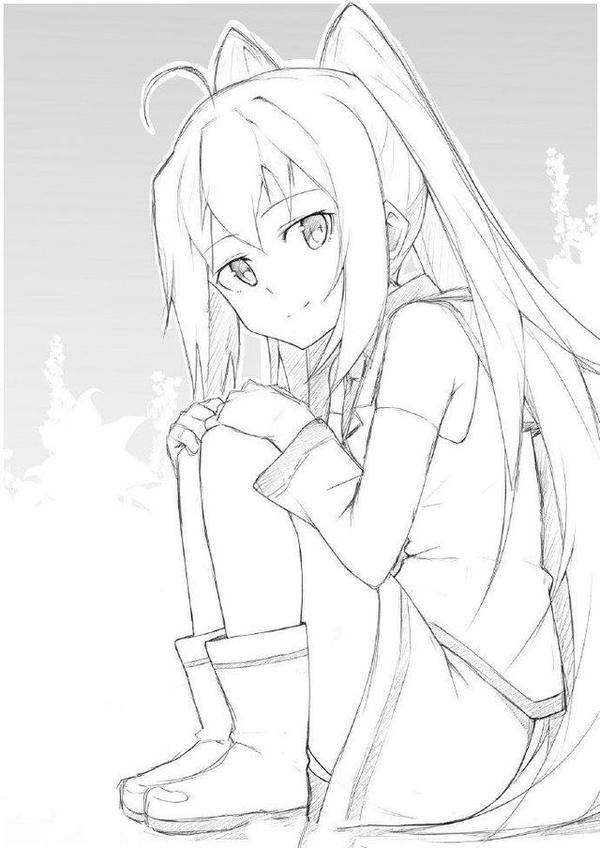 100张漫画线稿素材,赶紧临摹起来吧! - 知乎