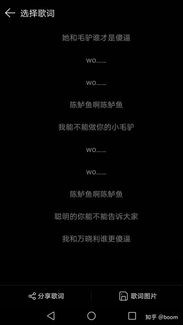 有哪些不要相信歌词他们为了押韵什么都做得出来的例子