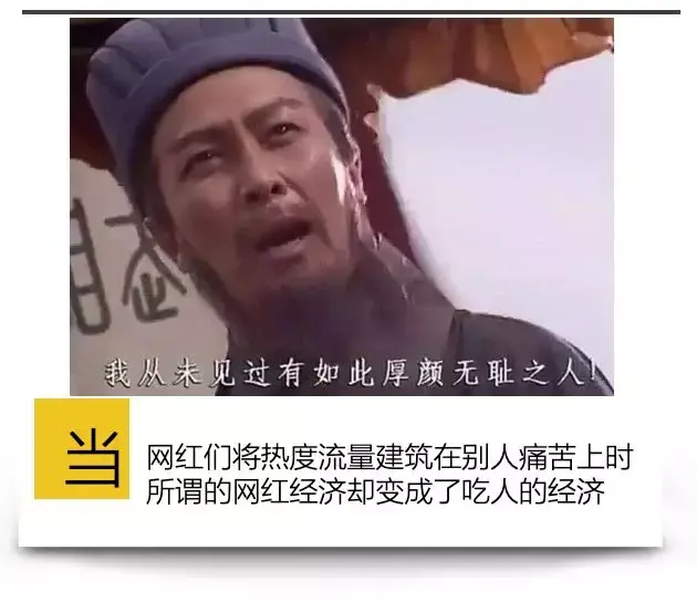 当网红开始吃人我从未见过如此厚颜无耻之人