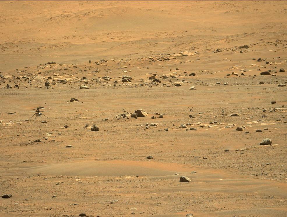 【讯息·火星航天】nasa·机智号火星直升机完成火星表面第五次飞行