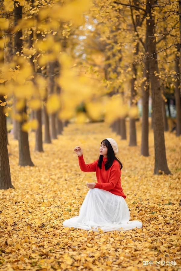 给女性朋友的拍照建议风景人像这样拍拍出自然简约优雅美