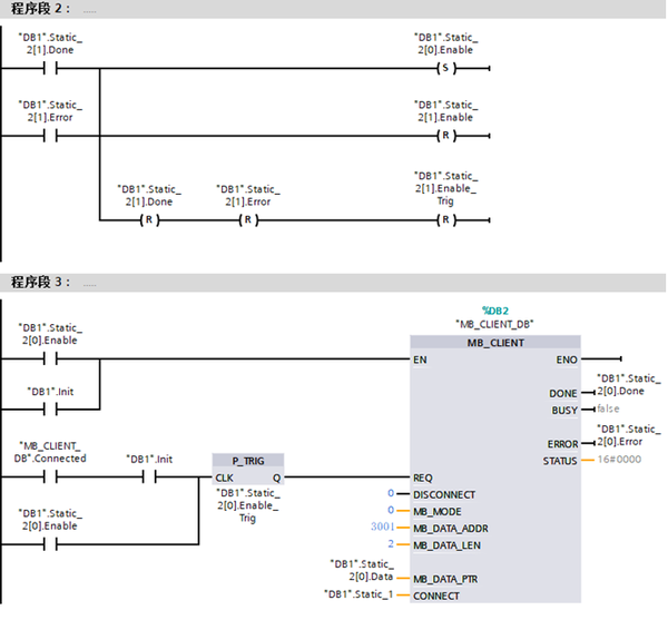 西门子plcs712001500modbustcp通信实例编程详细指导