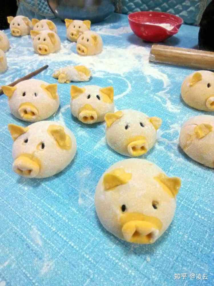 黄金猪馒头
