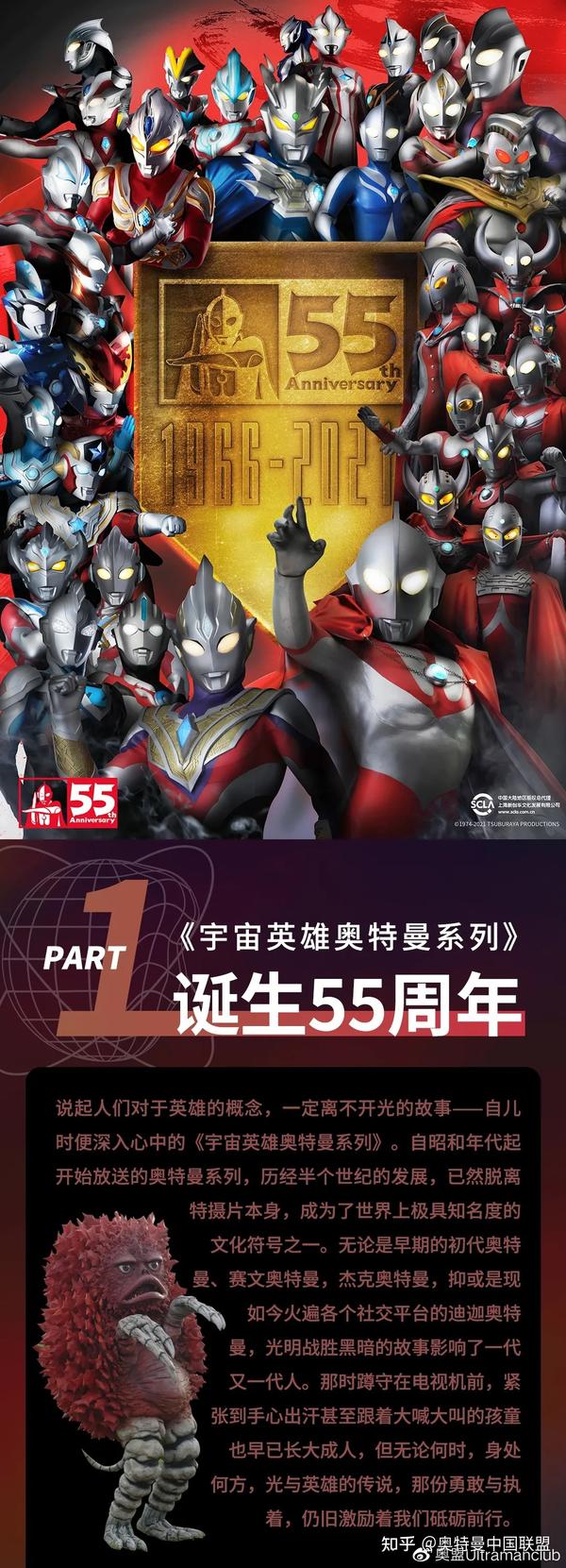part1,《宇宙英雄奥特曼系列》诞生55周年