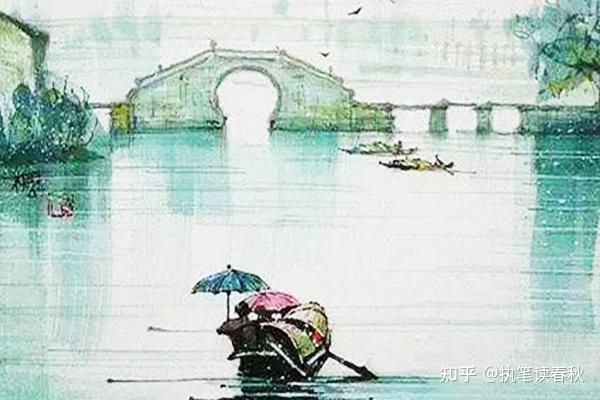 诗歌意译:太阳光的线折射到湖面上,泛起粼粼的金色波光.