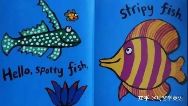 hello,spotty fish,你好,斑点鱼, stripy fish, 条纹鱼, happy fish